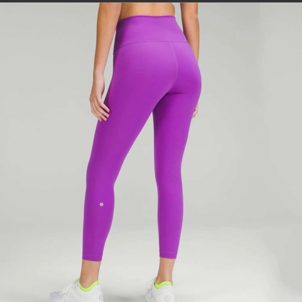 Lululemon Wunder Train High-Rise Tight 25" Moonlit Magenta